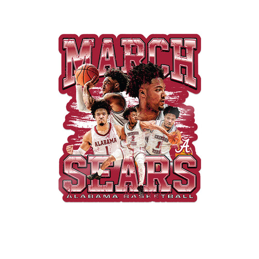 Alabama - NCAA Men's Basketball : Mark Sears - Sticker 2023 - 2024 Post Season