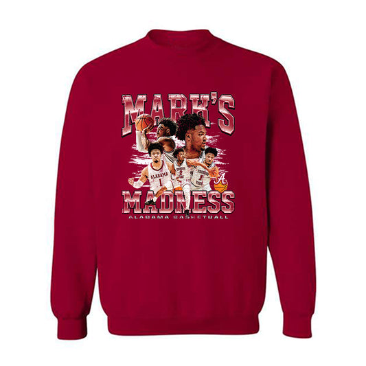 Alabama - NCAA Men’s Basketball : Mark Sears - Mark’s Madness - Sweatshirt