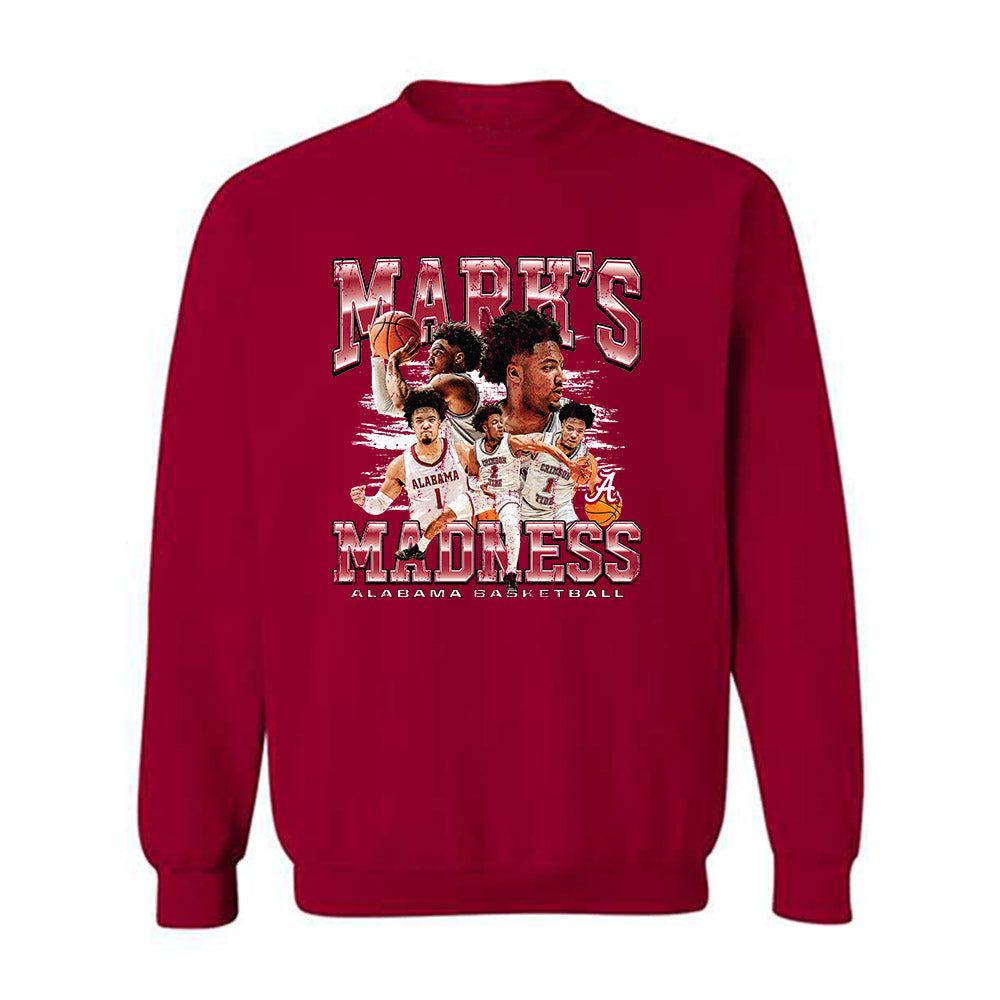 Alabama - NCAA Menâ€™s Basketball : Mark Sears - Markâ€™s Madness - Sweatshirt