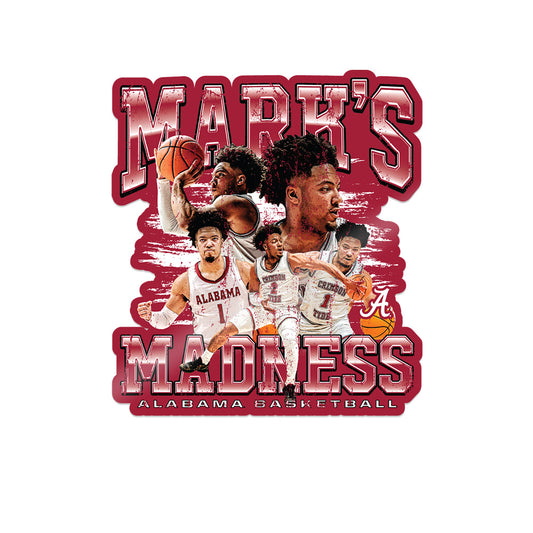 Alabama - NCAA Men’s Basketball : Mark Sears - Mark’s Madness Sticker