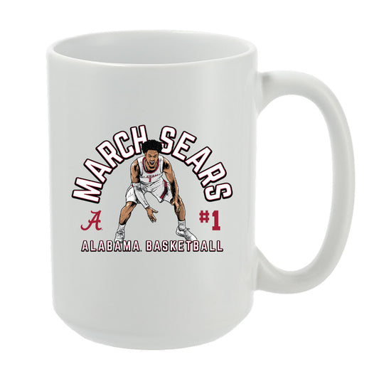 Alabama - NCAA Men's Basketball : Mark Sears - Mug Individual Caricature