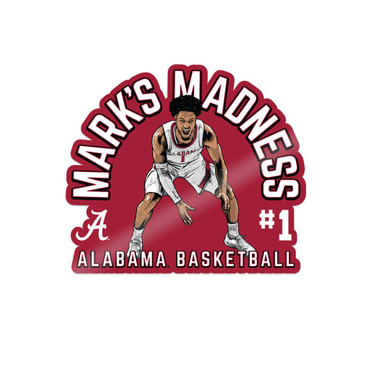 Alabama - NCAA Men's Basketball : Mark Sears - Sticker Individual Caricature