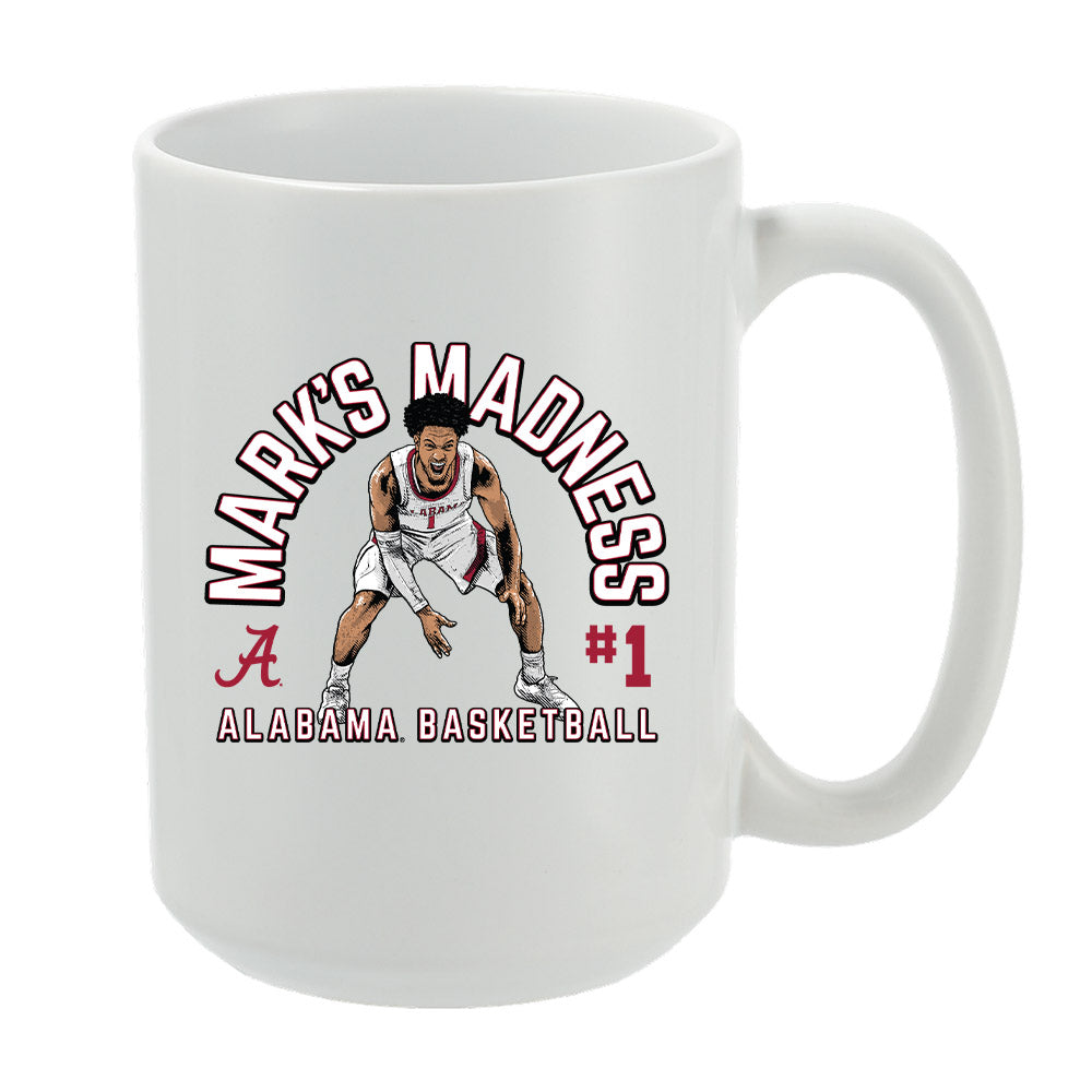 Alabama - NCAA Men's Basketball : Mark Sears - Mug Individual Caricature