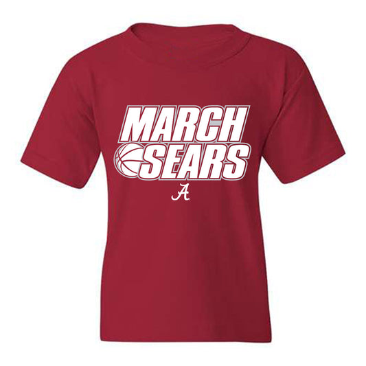 Alabama - NCAA Men's Basketball : Mark Sears - Youth T-Shirt March Sears