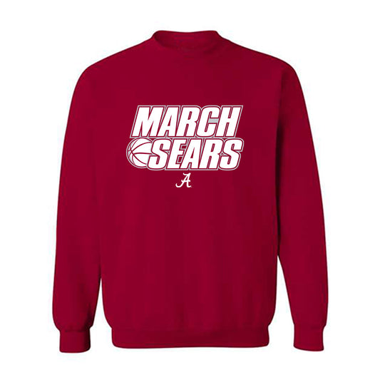 Alabama - NCAA Men's Basketball : Mark Sears - Crewneck Sweatshirt March Sears