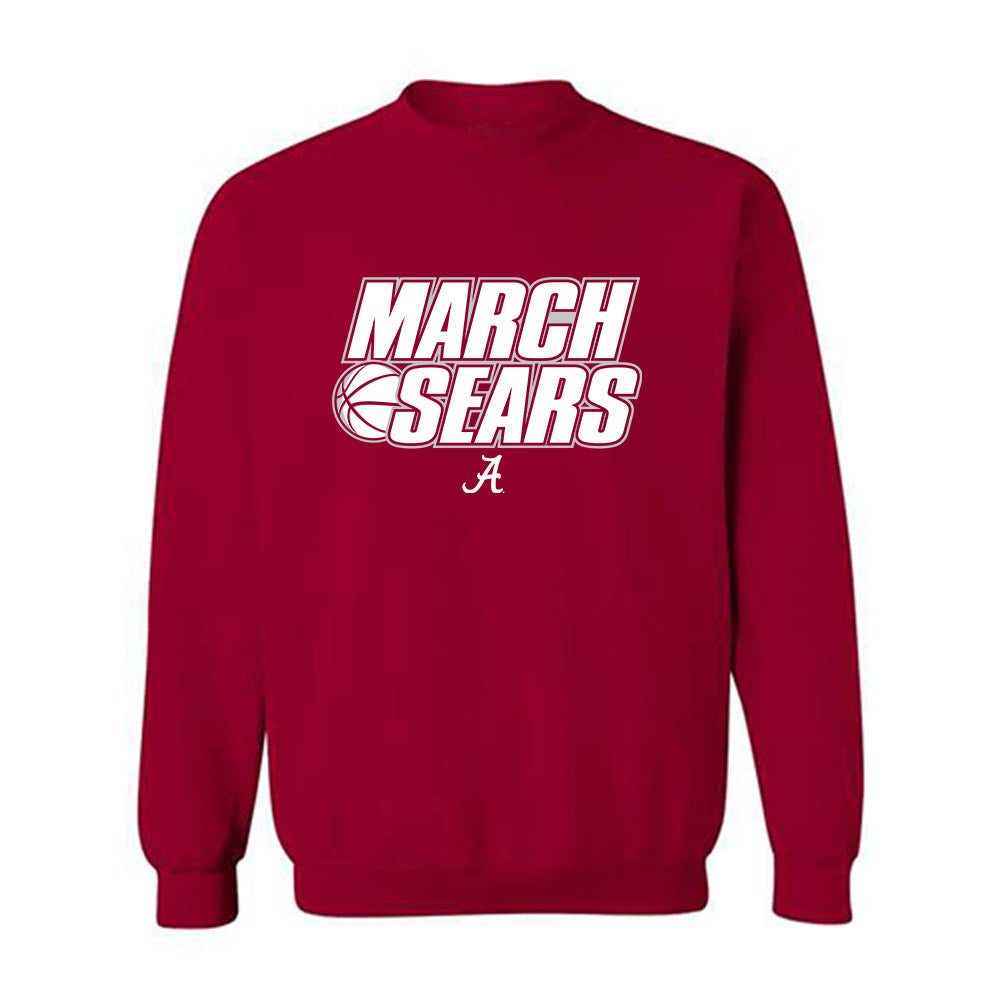 Alabama - NCAA Men's Basketball : Mark Sears - Crewneck Sweatshirt March Sears