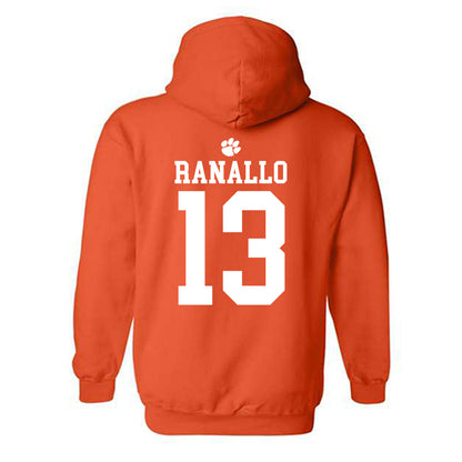 Clemson - NCAA Women's Basketball : Bella Ranallo - Sports Shersey Hooded Sweatshirt