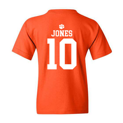 Clemson - NCAA Men's Basketball : Del Jones - Sports Shersey Youth T-Shirt