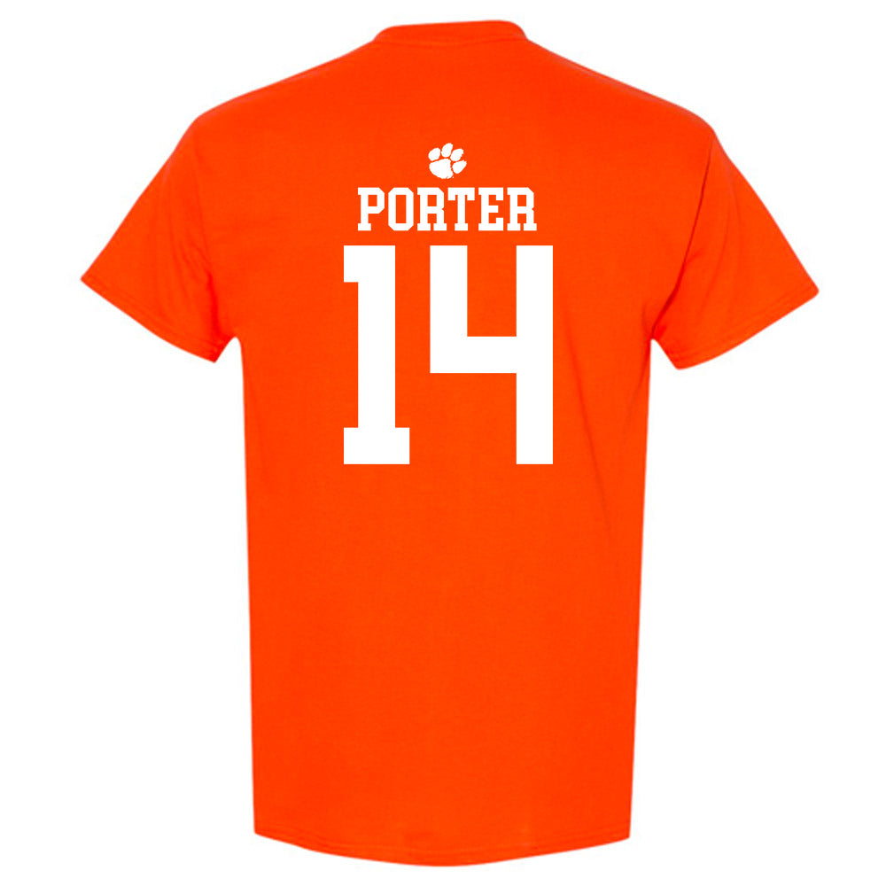 Clemson - NCAA Women's Basketball : Addie Porter - Sports Shersey T-Shirt-1