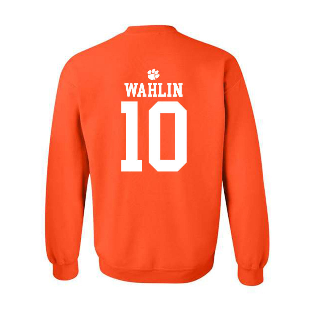 Clemson - NCAA Men's Basketball : Jake Wahlin - Sports Shersey Crewneck Sweatshirt-1