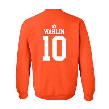 Clemson - NCAA Men's Basketball : Jake Wahlin - Sports Shersey Crewneck Sweatshirt-1