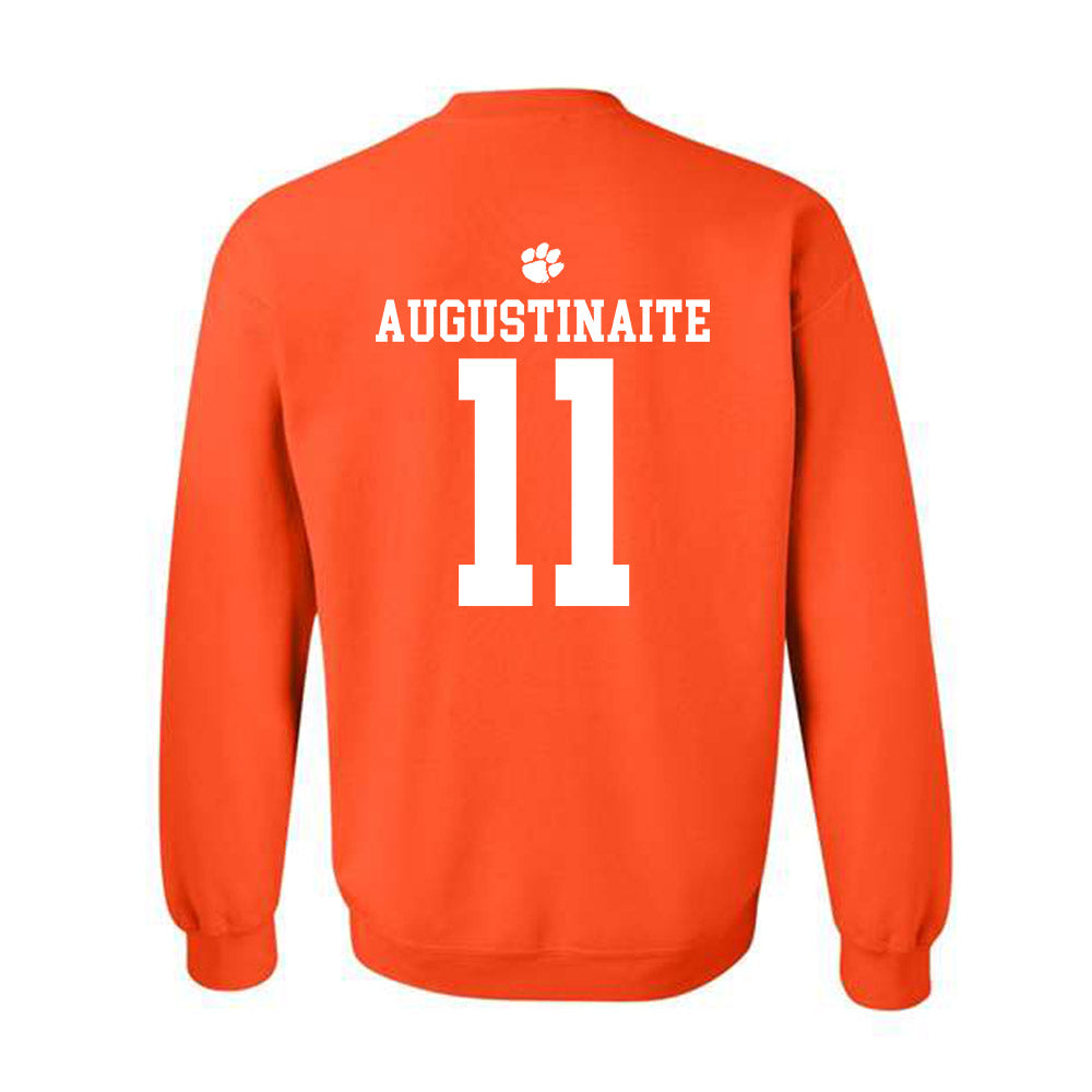 Clemson - NCAA Women's Basketball : Rusne Augustinaite - Sports Shersey Crewneck Sweatshirt-1
