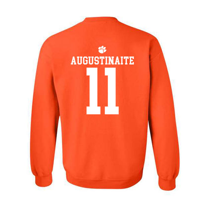 Clemson - NCAA Women's Basketball : Rusne Augustinaite - Sports Shersey Crewneck Sweatshirt-1