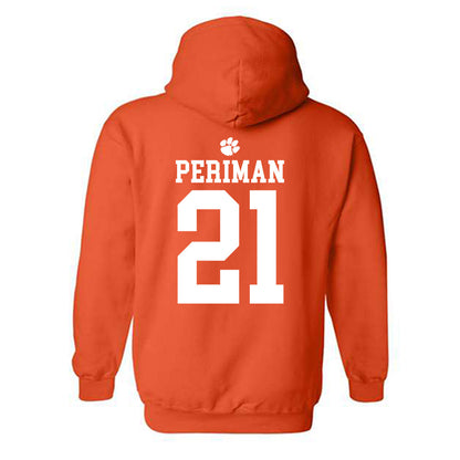 Clemson - NCAA Women's Basketball : Hadley Periman - Sports Shersey Hooded Sweatshirt-1