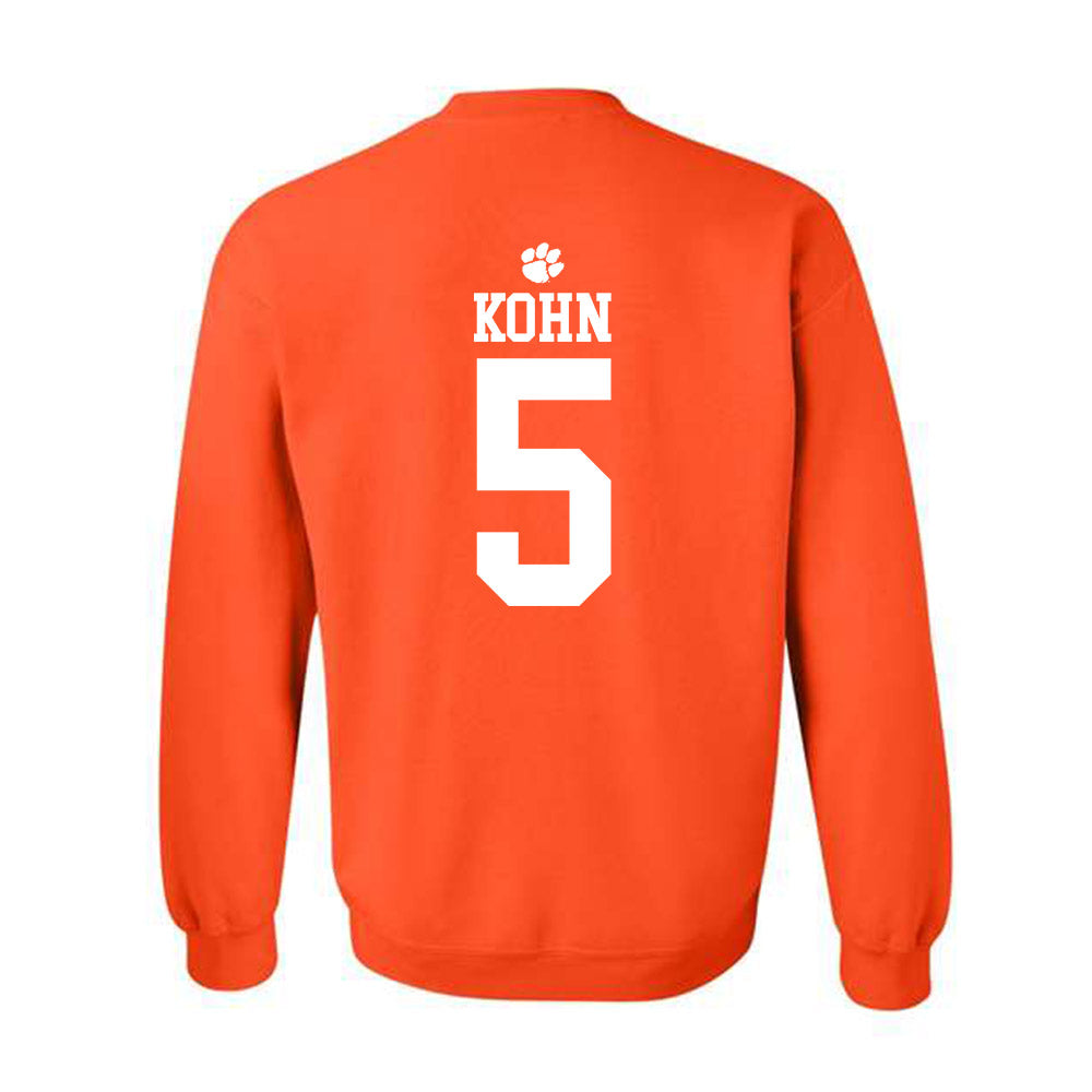 Clemson - NCAA Women's Basketball : Hannah Kohn - Sports Shersey Crewneck Sweatshirt