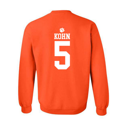 Clemson - NCAA Women's Basketball : Hannah Kohn - Sports Shersey Crewneck Sweatshirt