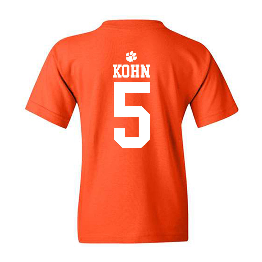 Clemson - NCAA Women's Basketball : Hannah Kohn - Sports Shersey Youth T-Shirt
