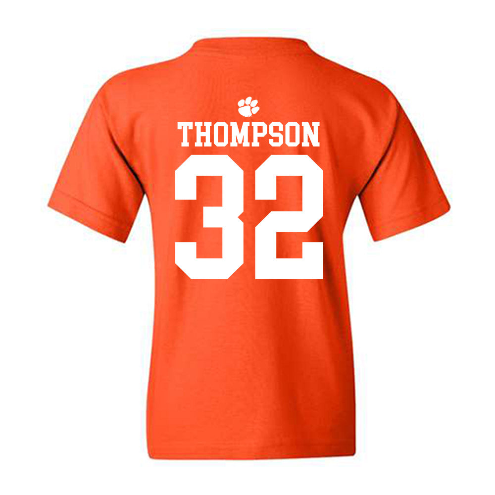 Clemson - NCAA Women's Basketball : Raven Thompson - Sports Shersey Youth T-Shirt-1