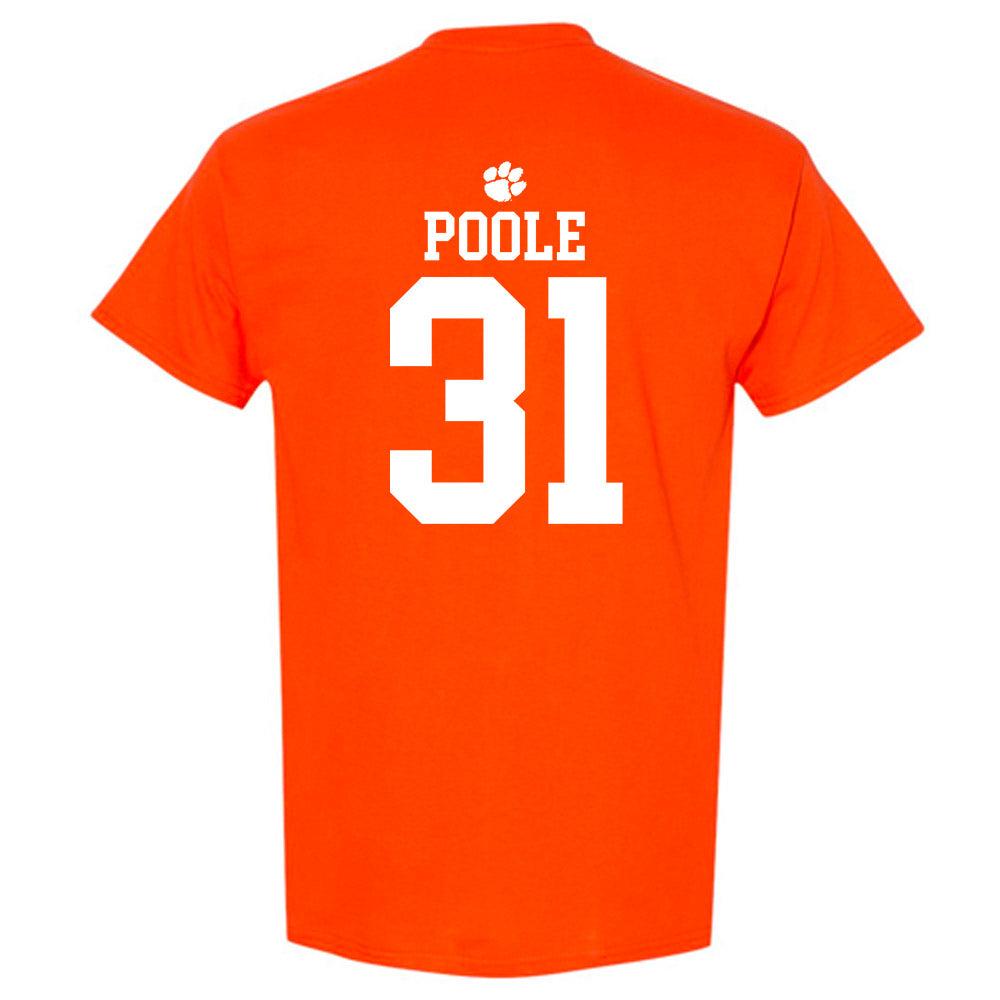 Clemson - NCAA Women's Basketball : Anya Poole - Sports Shersey T-Shirt-1