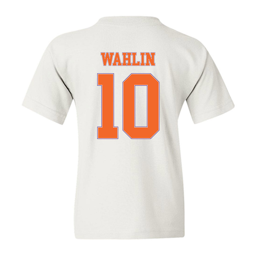 Clemson - NCAA Men's Basketball : Jake Wahlin - Sports Shersey Youth T-Shirt-1
