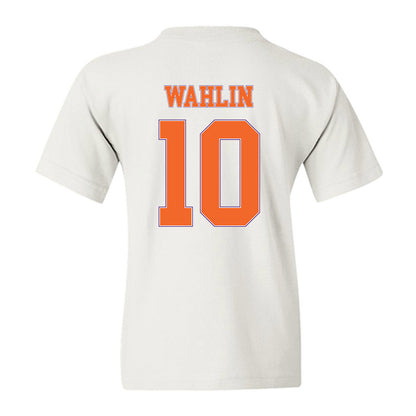 Clemson - NCAA Men's Basketball : Jake Wahlin - Sports Shersey Youth T-Shirt-1