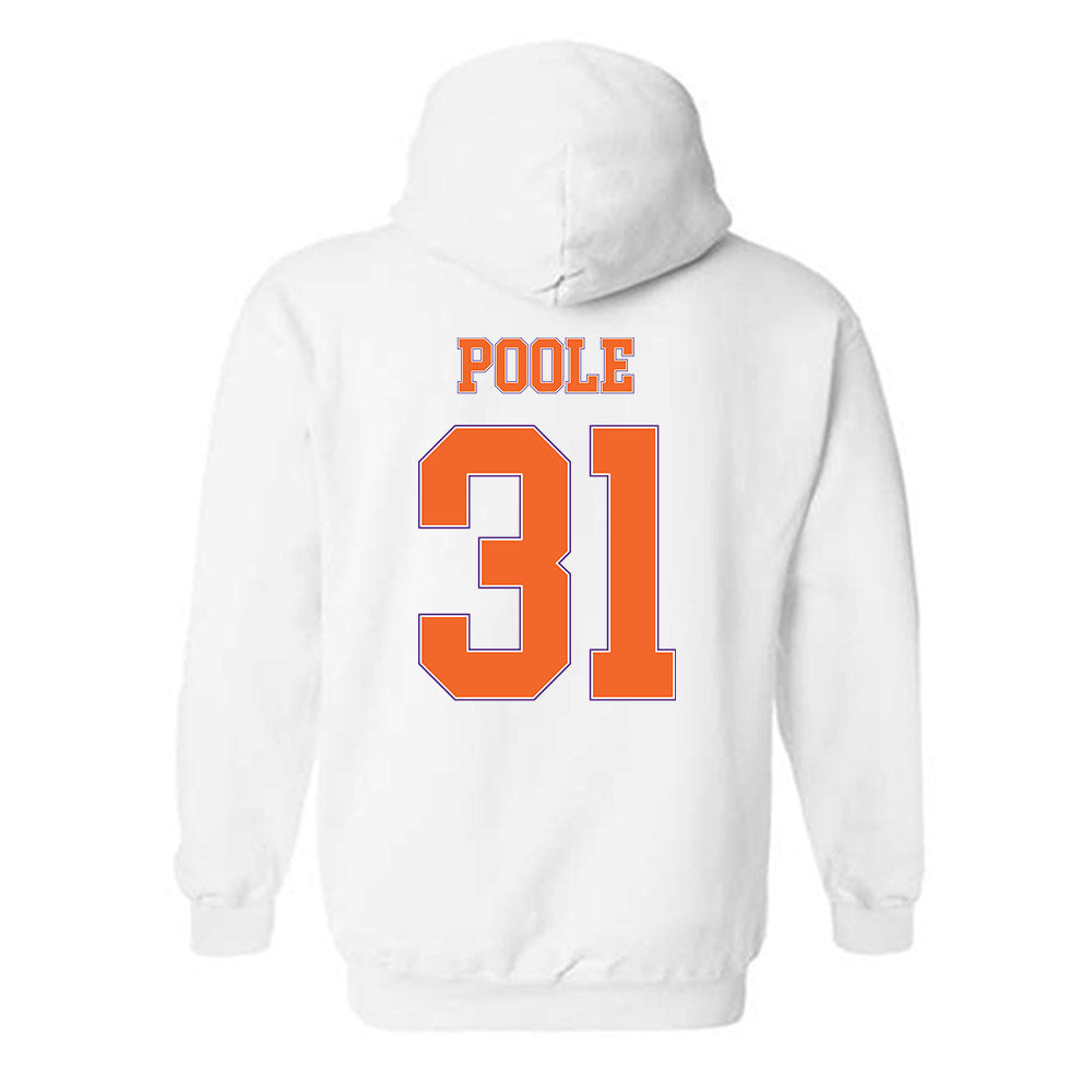 Clemson - NCAA Women's Basketball : Anya Poole - Sports Shersey Hooded Sweatshirt-1