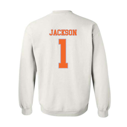 Clemson - NCAA Women's Basketball : Amaia Jackson - Sports Shersey Crewneck Sweatshirt-1