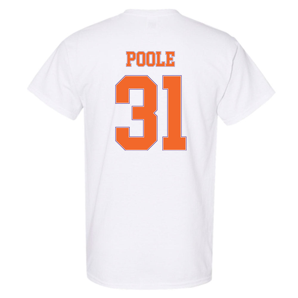 Clemson - NCAA Women's Basketball : Anya Poole - Sports Shersey T-Shirt-1
