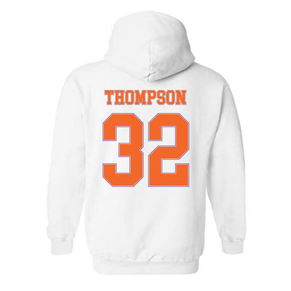 Clemson - NCAA Women's Basketball : Raven Thompson - Sports Shersey Hooded Sweatshirt-1