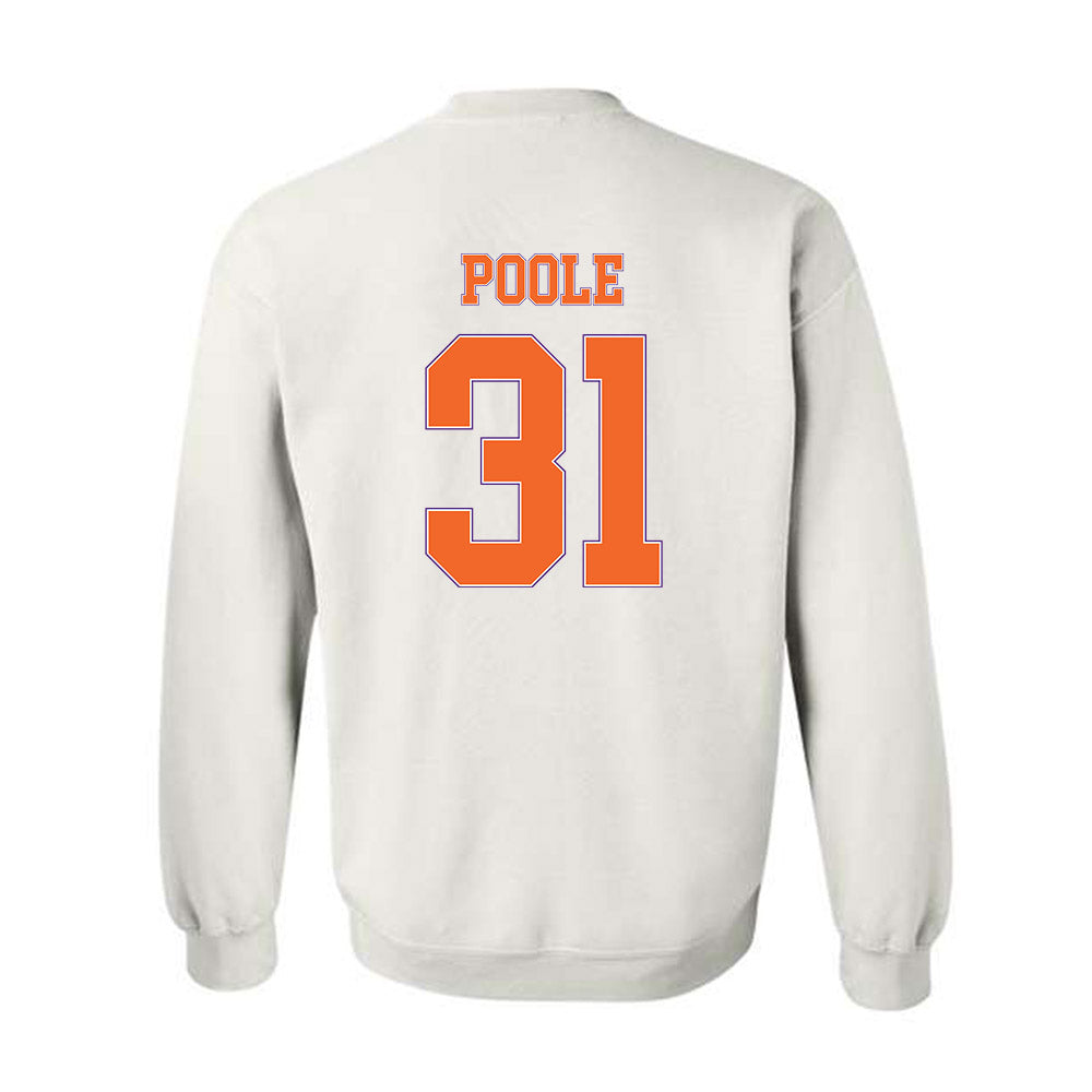 Clemson - NCAA Women's Basketball : Anya Poole - Sports Shersey Crewneck Sweatshirt-1