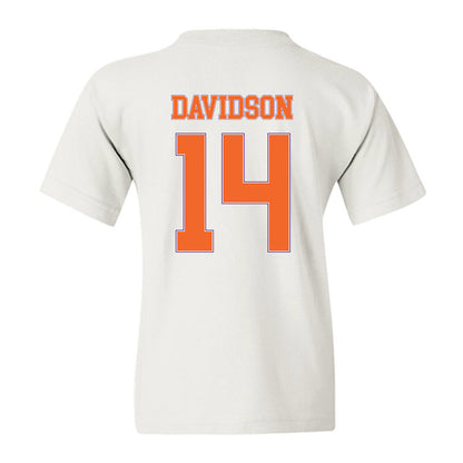 Clemson - NCAA Men's Basketball : Blake Davidson - Sports Shersey Youth T-Shirt-1