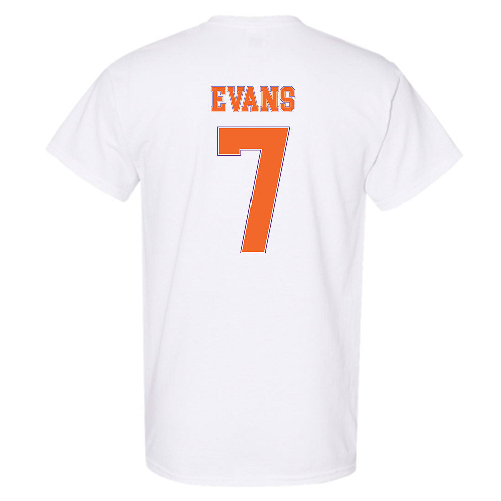 Clemson - NCAA Women's Basketball : Summah Evans - Sports Shersey T-Shirt-1
