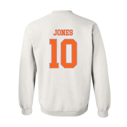 Clemson - NCAA Men's Basketball : Del Jones - Sports Shersey Crewneck Sweatshirt