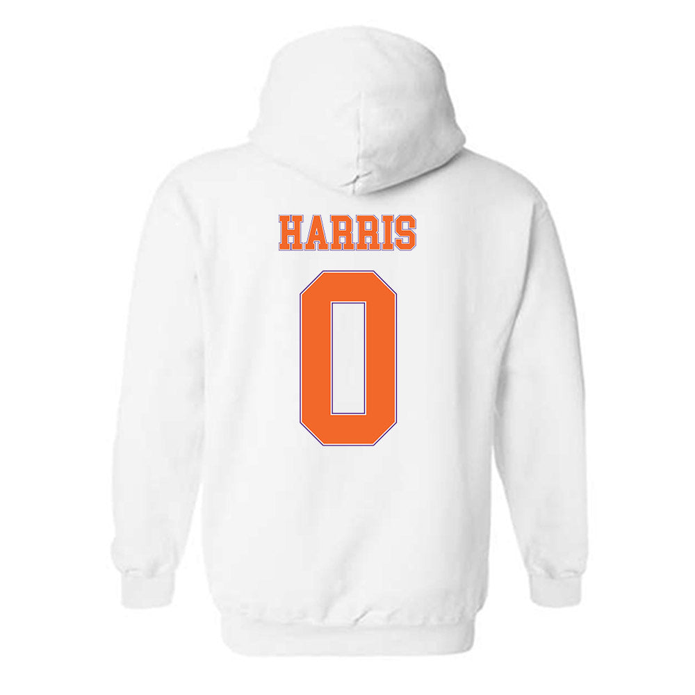Clemson - NCAA Women's Basketball : Holland Harris - Sports Shersey Hooded Sweatshirt-1