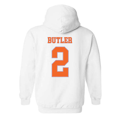 Clemson - NCAA Women's Basketball : Jakerra Butler - Sports Shersey Hooded Sweatshirt-1