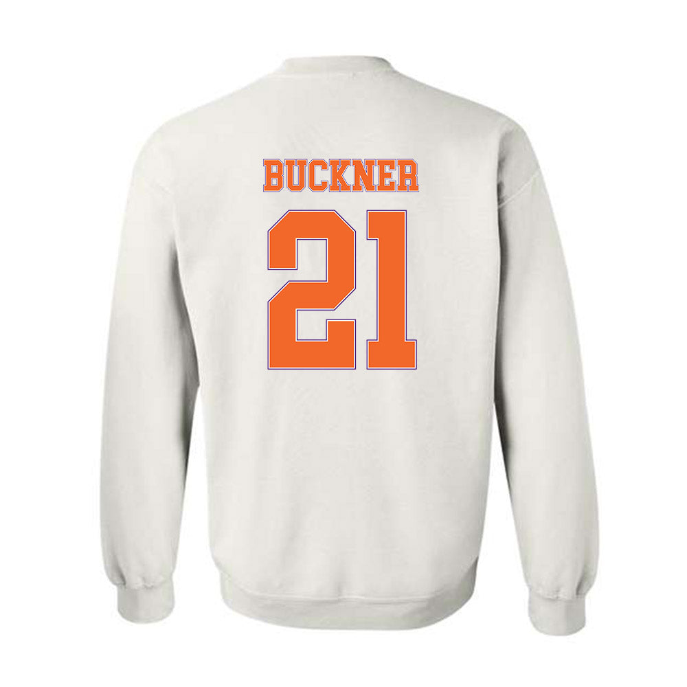 Clemson - NCAA Men's Basketball : Ace Buckner - Sports Shersey Crewneck Sweatshirt-1