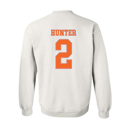 Clemson - NCAA Men's Basketball : Dillon Hunter - Sports Shersey Crewneck Sweatshirt-1