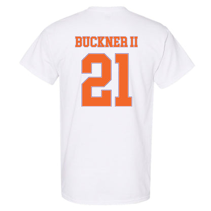 Clemson - NCAA Men's Basketball : Ace Buckner II - Sports Shersey T-Shirt-1