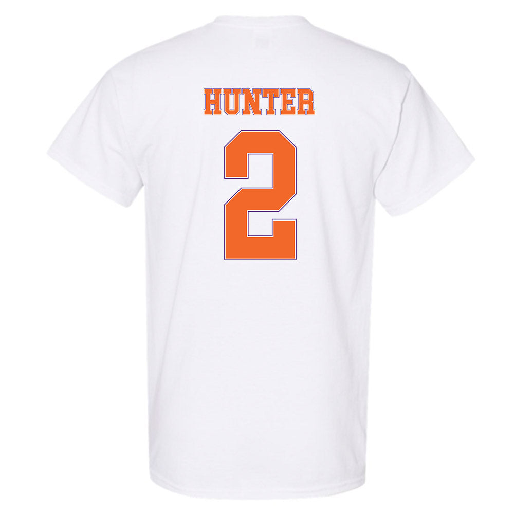 Clemson - NCAA Men's Basketball : Dillon Hunter - Sports Shersey T-Shirt-1