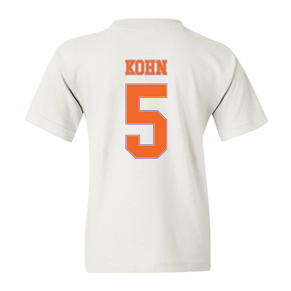 Clemson - NCAA Women's Basketball : Hannah Kohn - Sports Shersey Youth T-Shirt