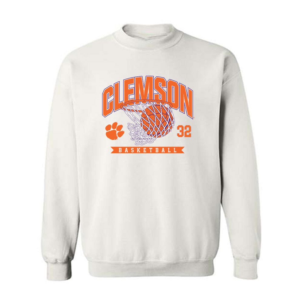 Clemson - NCAA Women's Basketball : Raven Thompson - Sports Shersey Crewneck Sweatshirt-0