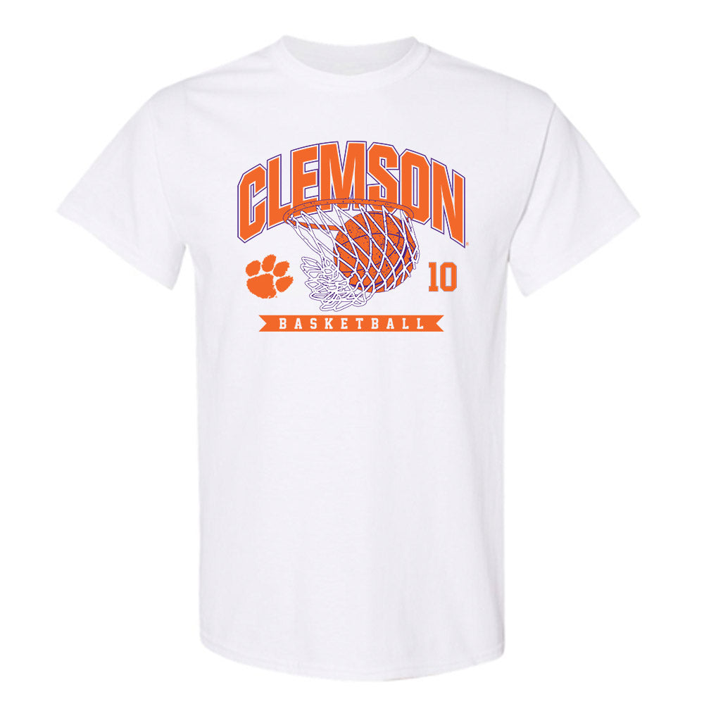 Clemson - NCAA Men's Basketball : Jake Wahlin - Sports Shersey T-Shirt-0