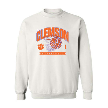 Clemson - NCAA Men's Basketball : Jestin Porter - Sports Shersey Crewneck Sweatshirt-0