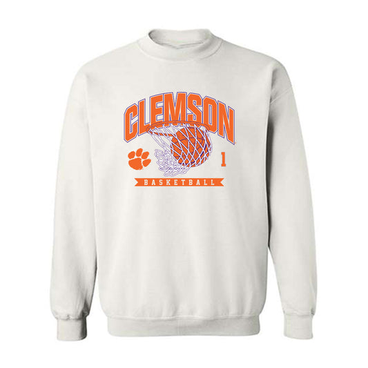 Clemson - NCAA Men's Basketball : Jestin Porter - Sports Shersey Crewneck Sweatshirt-0