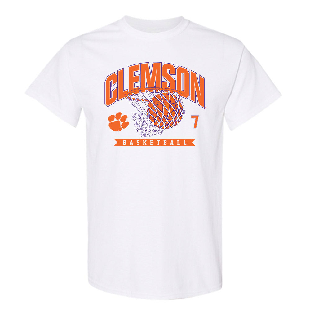 Clemson - NCAA Women's Basketball : Summah Evans - Sports Shersey T-Shirt-0