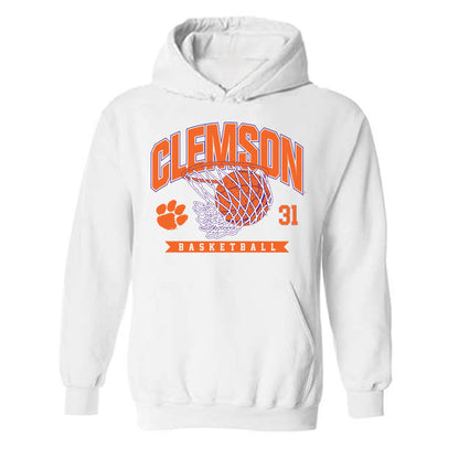Clemson - NCAA Women's Basketball : Anya Poole - Sports Shersey Hooded Sweatshirt-0