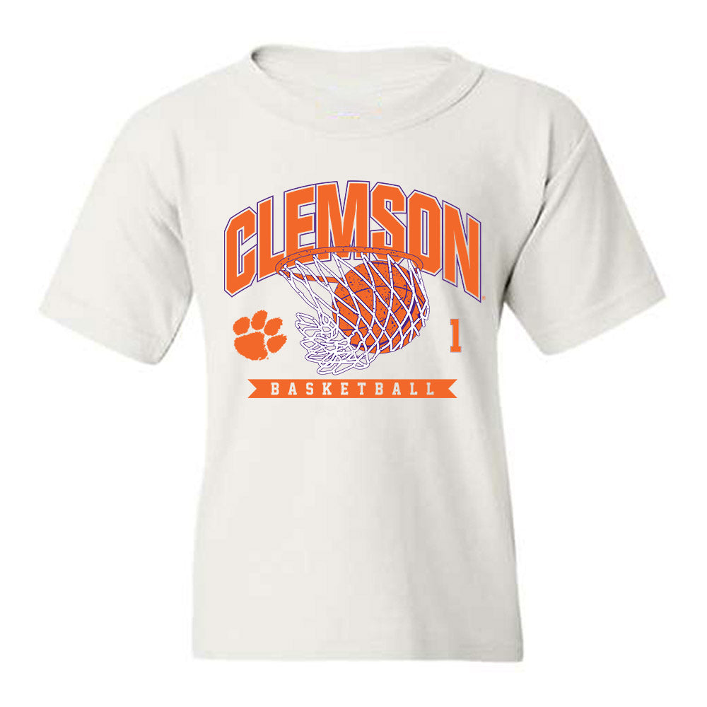 Clemson - NCAA Men's Basketball : Jestin Porter - Sports Shersey Youth T-Shirt-0