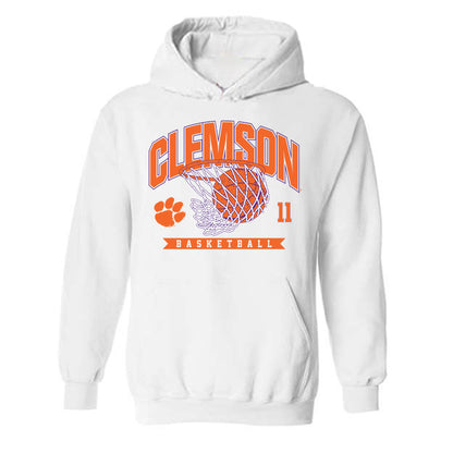 Clemson - NCAA Women's Basketball : Rusne Augustinaite - Sports Shersey Hooded Sweatshirt-0