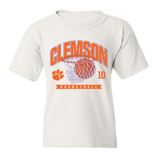 Clemson - NCAA Men's Basketball : Del Jones - Sports Shersey Youth T-Shirt