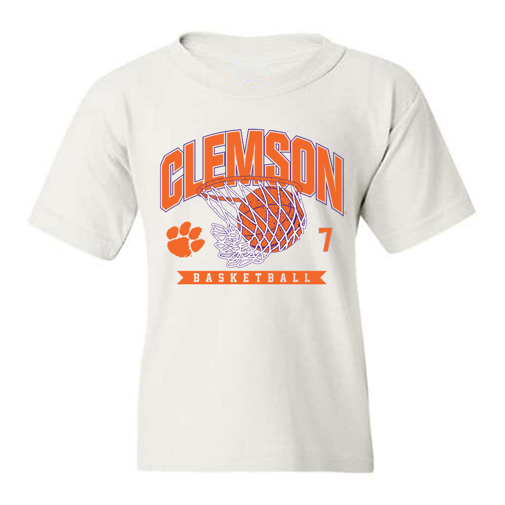 Clemson - NCAA Women's Basketball : Summah Evans - Sports Shersey Youth T-Shirt-0
